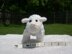 Knitted/Felted White Sheep