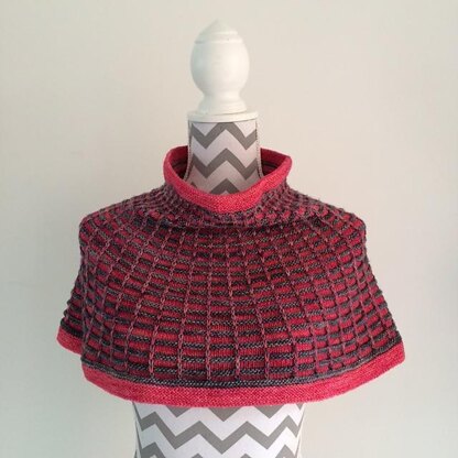 Slip stitch capelet