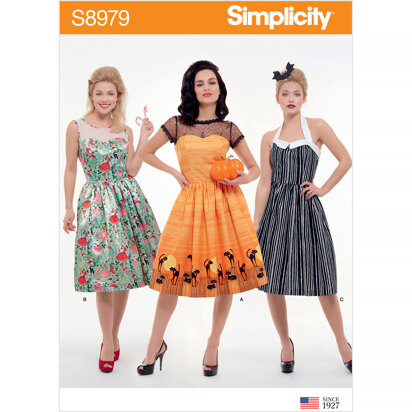 Simplicity S8979 Misses Classic Halloween Costume - Sewing Pattern