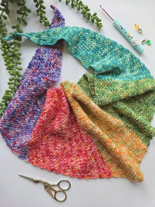 Magic Moss Stitch Scarf