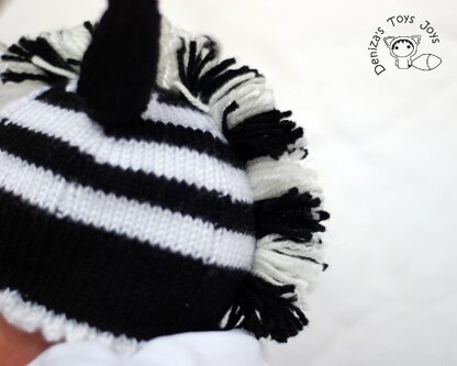 New Born Baby Zebra Hat