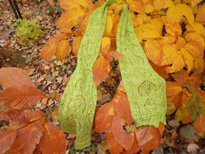 Shetland's Fairy Fern Scarf