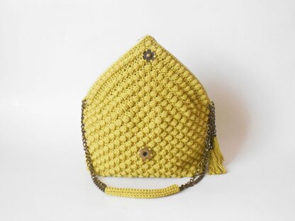 Bobble stitch bag pattern