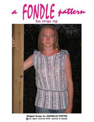 Fun stripe top 306