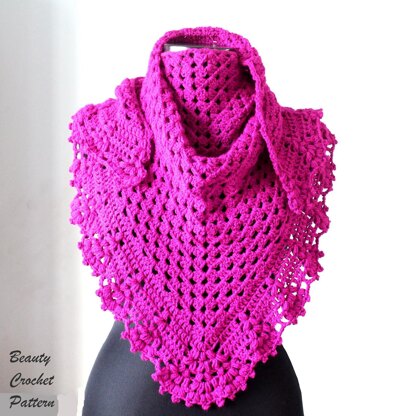 Raspberry Shawl