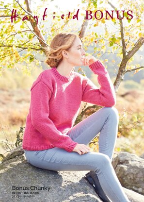 Sweater in Hayfield Bonus Chunky - 8291 - Downloadable PDF