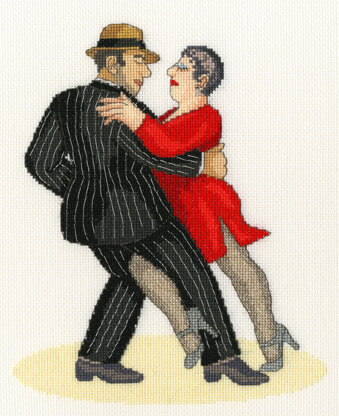 Bothy Threads It Takes Two To Tango Cross Stitch Kit - 22cm x 27cm