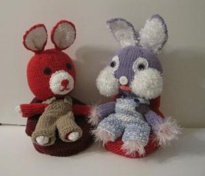 Knitkinz Rabbits, Table and Chair