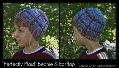 "Perfectly Plaid" Beanie & Earflap Hat