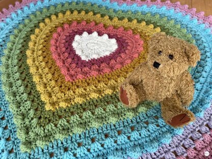 Bobblina Heart Blanket