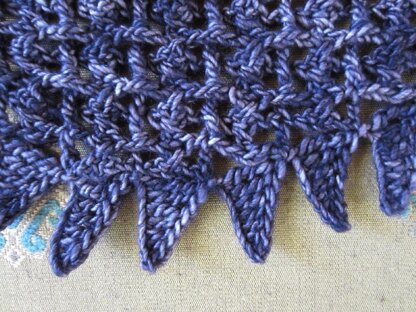 Textured Triangle Scarf