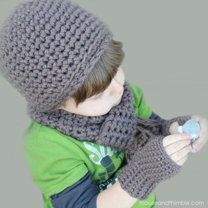 Beanie Scarf & Kid Mitts US TERMS 4521