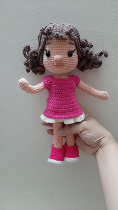 Crochet doll pattern,crochet amigurumi doll, crochet doll with outfits, Pdf, English, tutorial