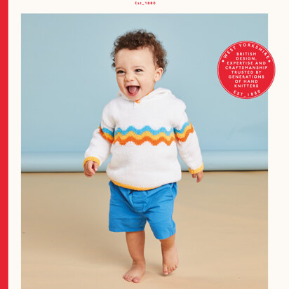 Sirdar 5504 Rainbow Wave Hoodie in Snuggly DK PDF