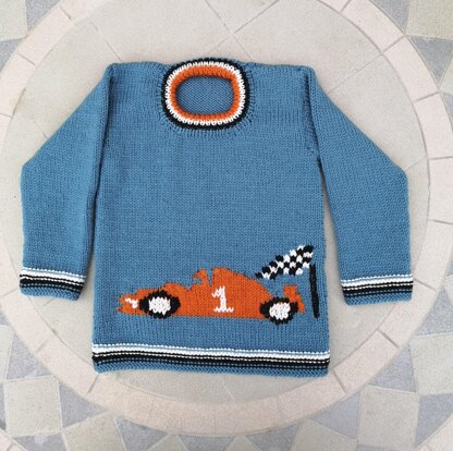 Racing Car Sweater