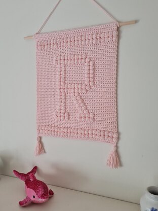 Letter R Wallhanging