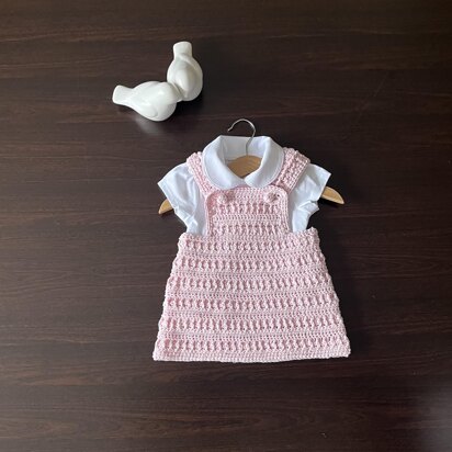 Crochet Dress PATTERN Pima Cotton Dress sizes up to 6 Years english Only -   Canada