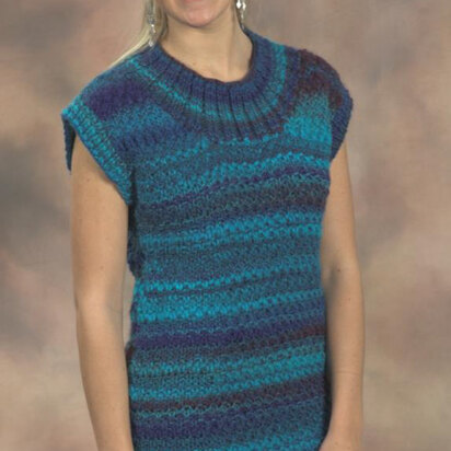 Tunic Length Pullover in Plymouth Yarn Bazinga - 2107 - Downloadable PDF