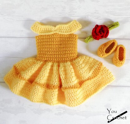 Beauty and the beast baby dress sale