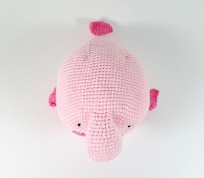 Blob Fish Amigurumi Blob Fish Toy Amigurumi Plushie 