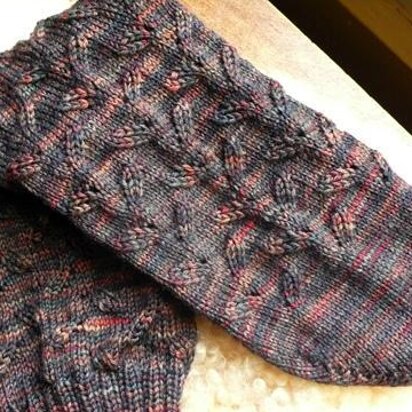 Teosinte Socks - knitting pattern