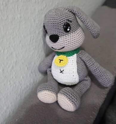 Crochet pattern dog Tom