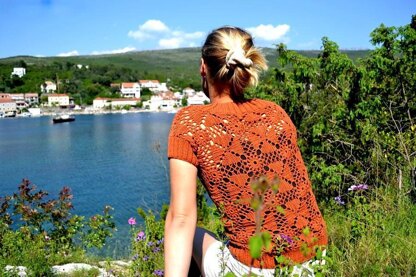 Flowers and Tiles Top