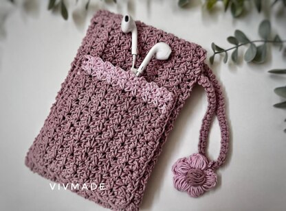 Crochet Granny Square Full Book Cover With Magnetic Button -  Norway