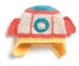 Crochet Baby Rocketship Hat in Bernat Bundle Up - Downloadable PDF