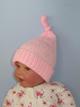 Baby Topknot Pixie Hat