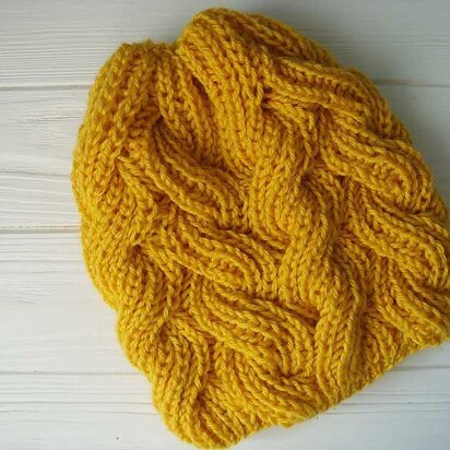 Sunnyside Cable Hat - knitting pattern
