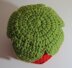 Strawberry Hat With or Without Earflaps- Newborn to Adult