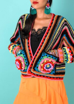 Head in the Clouds Crochet Bomber Jacket Pattern 