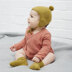 Lyra Bonnet & Socks - Knitting Pattern For Babies in Debbie Bliss Luna