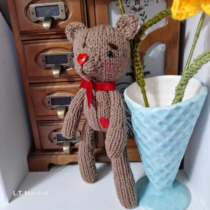 Poseable Valentine Bear