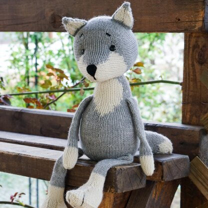 Fox or Wolf Toy - Knitting Pattern