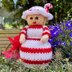Christmas Doll Knitting Pattern - Toy Knitting Pattern