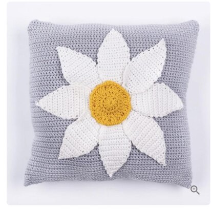 Daisy Appliqué Cushion