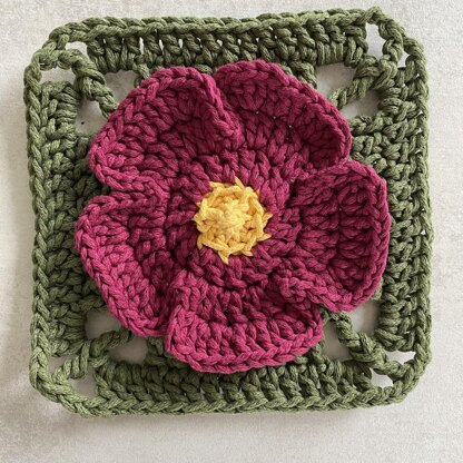 Hollyhock Granny Square