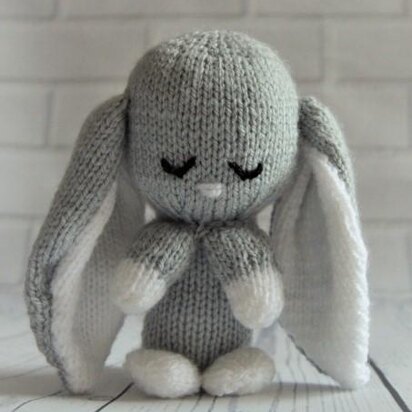 Baby Bunny Rabbit Soft Toy - knitting pattern