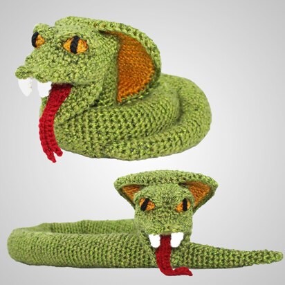 Cobra Snake Amigurumi Toy