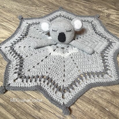 Kirby koala lovey blanket