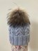 Pretty Cables Beanie Hat Aran