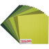 My Colors Canvas Cardstock Bundle 12"X12" 18/Pkg - Green Tones