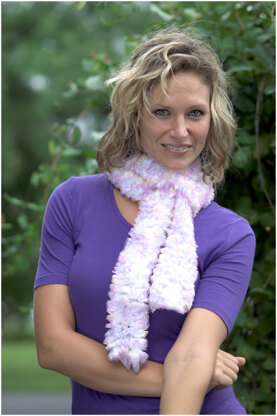 Scarf in Plymouth Yarn Joy Rainbow - F392 - Downloadable PDF