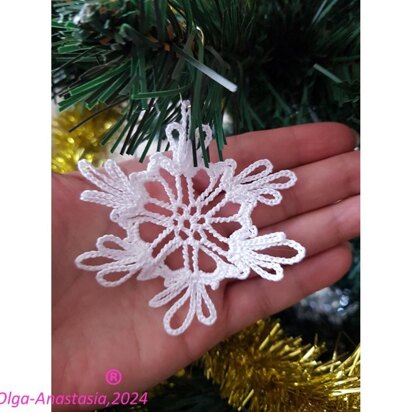Crochet snowflake 90
