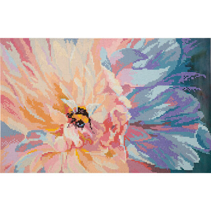 Freyja Bumblebee On A Peony Diamond Painting Kit