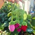 5 Pattern Bundle Of Flower Bag Charm Crochet Patterns