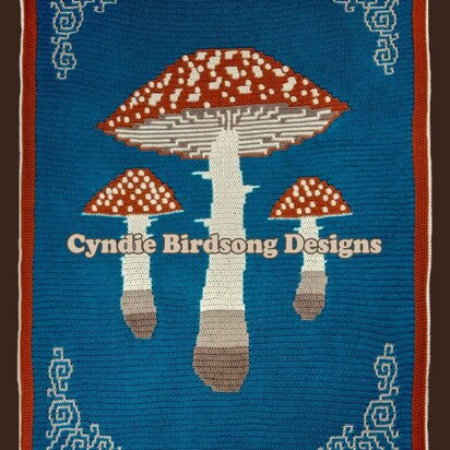 Mushroom Magic blanket