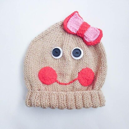 Christmas Gingerbread Character Baby Beanie Hat